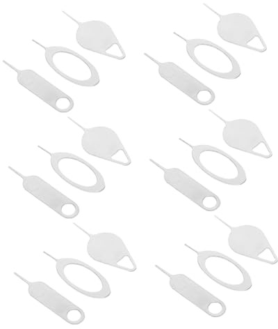 ZUNOXAZ Broches De Retrait Carte Sim 100 Pièces pour Téléphones Et Tablettes Extracteurs Pratiques en Acier Argenté Portables Légers
