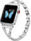 RXXR Women Fashion Smartwatches Straps Compatible with Apple Watch Straps Series 10 42mm, 9/8/7 41mm, 6/SE/SE2/5/4 40mm, 3/2/1 38mm, Bling Diamond Rhinestone Replacement Strap for iWatch