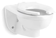 Kohler 84325-L-0 Kingston™ Ultra Wall-mounted top spud flushometer bowl