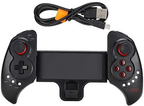 Tosuny trådlös gamepad, Bluetooth-spelhandtagskontroll, flexibel spelkontroll gamepad för mobiltelefon och surfplatta.