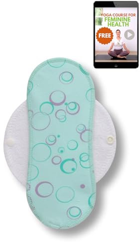 Salvaslip Lavabili Cotone ORGANICO (Single S) Donna MADE IN EU; Assorbenti Lavabili senza PUL; Riutilizzabili per l'uso quotidiano e perdite vaginali, NON per il ciclo menstruale