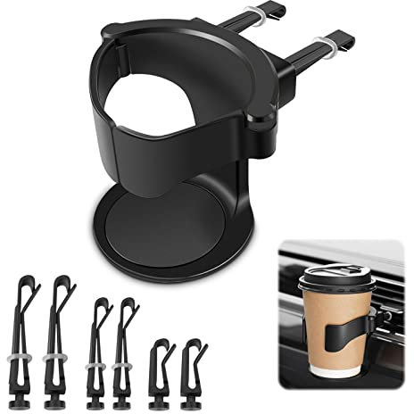Car Cup Holder, Esteopt Universal Car Drink Cup Holder, Adjustable Car Air Conditioner Vent Drink Holder, Water Bottle Holder, Drink Stand (1Pcs)