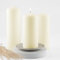 HOFER STUMPENKERZEN SET sortiert - Ø 68 x 150/180/210 mm – elfenbein, creme, champagner | besonders lange Brenndauer ca. 45/60/96 Std. | Laternenstumpen | Stumpen Kerzen | 3er Kerzen Set