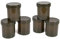 Fox Edges Hookbait pots Full - 6 Köderdosen, Dosen für Angelköder, Köderbox