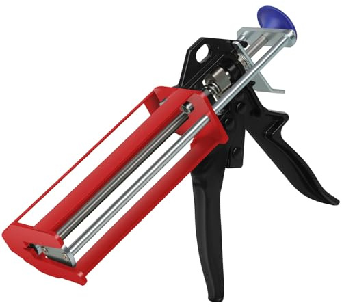 Epoxy Gun Dual Cartridge 200 ml, Epoxy Gun Dual Cartridge Hand Caulking Seam Sealer Gun, Caulk Gun Panel Bond, Dual Component Cartridge Gun for 6.75 Fl Oz Mix Ratio 1:1 and 2:1