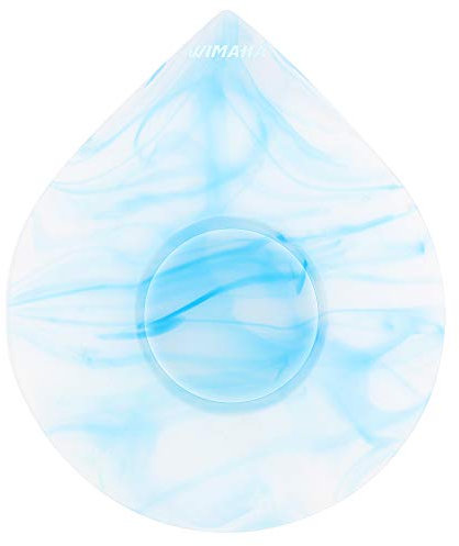 WIMAHA Bouchon de vidange de Baignoire Silicone en Caoutchouc Recyclable Couvercle de pour 1-1/2-4in Salle de Bain,Blanchisserie,Cuisine Usage Universel,Conception de Gouttes d'eau