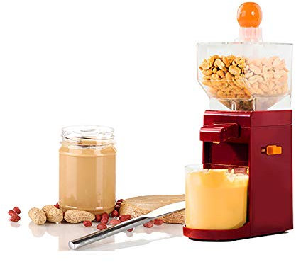 Jackallo Moulin à Grains Portable Moulin à Céréales Électrique Moulin à Beurre Darachide Moulin à Grains Électrique Moulin pour Café Maïs Arachide Noix de Cajou Noisettes 500 ML