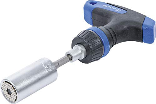 BGS Diy 92540 | Multi-Einsatz mit Adapter-Satz | mit Ratschen-T-Griff, umschaltbar | 3-tlg.