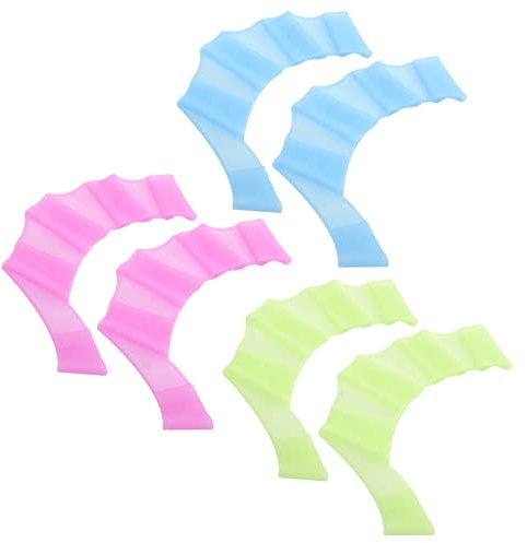 Pilipane Silikon-Schwimmtrainingshandschuhe,1 Paar Schwimmhandschuhe, Schwimmhandschuhe Mit Schwimmhäuten, Schwimmhandschuhe Mit Schwimmhäuten Für Männer, Frauen, Erwachsene, Kinder (S-Grün)