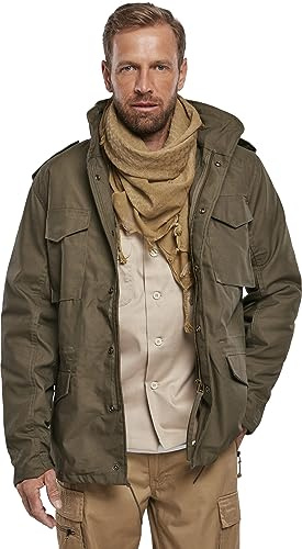 Brandit Individual Wear Men's M65 Classic Field Jacket, Olive, 6X-Large