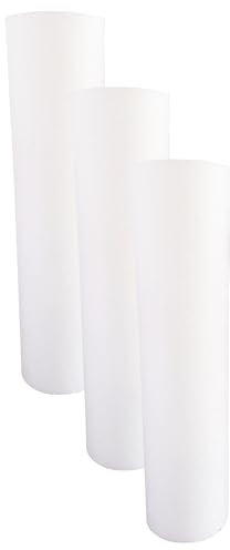 AQUAWATER - 104189 - Cartouche de filtration extrudée 20µ, pour filtrer les impuretés de l'eau de la maison - Pour bol de taille standard 10 - Durée de la cartouche : 6 mois (Lot de 3)