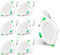 Hossom Spot LED Encastrable, 230V 7W Spot Plafond, Lot de 6 IP44 Spot Etanche Salle de Bain, 3000K 4000K 6500K Spot Led Extra Plat pour Salle de Bain Cuisine Salon Couloir, Trou Φ67-75mm
