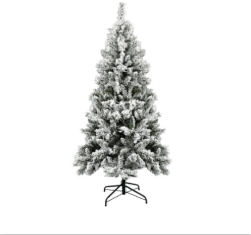 LULUMAIC Albero di Natale Albero di Natale Albero di Natale Artificiale Floccato di Neve Albero di Natale Finto per Decorazioni per Feste Albero di Natale Artificiale (150 cm)