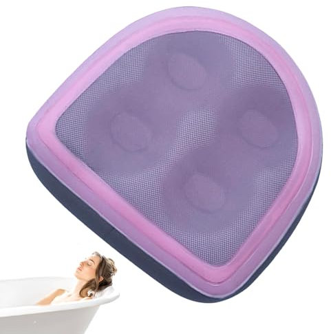 Cojín Elevador para Bañera - Asiento De Bañera Inflable - Soporte Masajeador para Cadera y Espalda con Ventosa para Coche Viajes Camping Silla de Ruedas Uso Diario