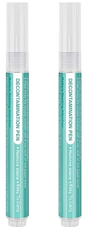 DEKKRYNFV Portable Decontamination Pen Cleaner Oil Stain Cleaning Pen Brush Rub Wipe Fabric Cloth Stain Remover Pen