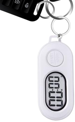 Cronometro Timer, orologio sportivo con schermo LCD, orologio multifunzione per conto alla rovescia, per atleti, insegnanti, studenti, allenamento e uso in classe, 6,3 x 2,5 x 1,3 cm