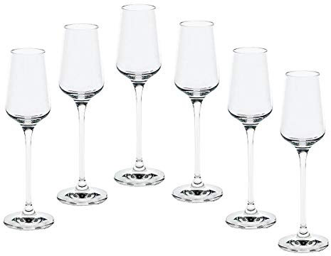 CRISTALICA Likörglas 6er-Set Likörkelch Charisma Schnapsglas Aperatifglas 100 ml klar