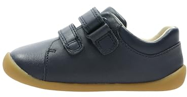 Clarks Boys Roamer Craft T Sneaker, Navy Leather, 5 UK Child Wide