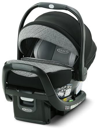 Graco® SnugRide SnugFit Elite Infant Car Seat, Anti Rebound Bar for Extra Safety, SnugLock Easy Install, Premium softgood, All-Weather Boot, Baby Car seat, Nico