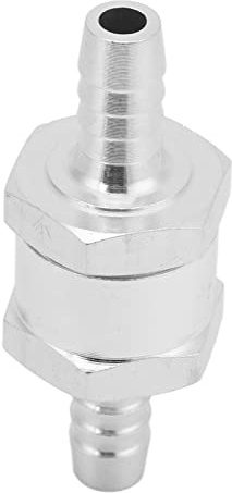 Envägs Bränslebackventil, Bränsleslang Backventil, Aluminiumlegering Universal för Bränsle Bensin Olja Diesel Vatten (8mm)