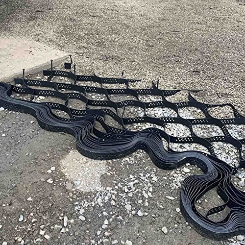 Grus rutnät bilissat system permeab paver bikakestruktur för jord Filli sluttning skydd & l (1 m x 1 m 3,3 fot x 3,3 fot)