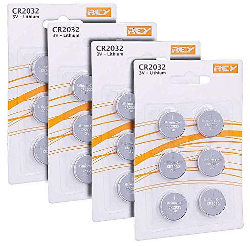 Pack 24x Alkali-Batterien Modell CR2032 3V Lithium, hohe Haltbarkeit