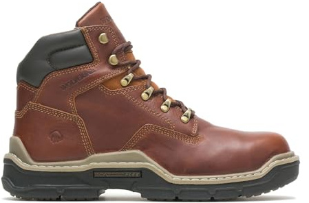 WOLVERINE Herr W211099 byggkänga, jordnöt, 43 EU, jordnöt, 41.5 EU X-Bred