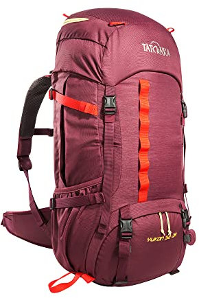 Tatonka Trekkingrucksack Yukon JR 32L - Wanderrucksack für Jugendliche - Mit verstellbarem Rückensystem - Aus recycelten Materialien - 32 Liter Volumen (bordeaux red)