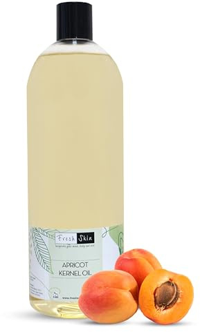 Freshskin Beauty LTD | Apricot Kernel Oil 500ml - 100% Pure, Natural, Cruelty Free & Vegan Friendly - Natural Moisturiser For Skin, Face, Beard, Nails, Hair, Body & Scalp.
