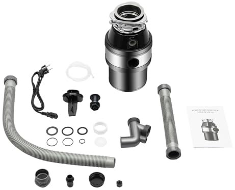 Köksavfallshantering 560 W – avfallshantering livsmedelsavfall – 1,4 l tyst avfallshanterare – professionell avfallssläckare för krossning av köksavfall