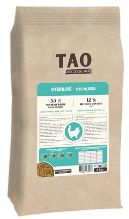 NUTRIVET - TAO - STERILISERAD ELLER ÖVERVIKTIG KATT - 8KG