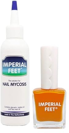 Fungal nail treatment with nail polish pumpkin