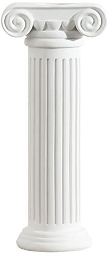 Milisten Decorative Roman Pillar Flower Holder for Weddings Creative Vase Elegant Design for Dried Flowers for Home Decor and Party Arrangements