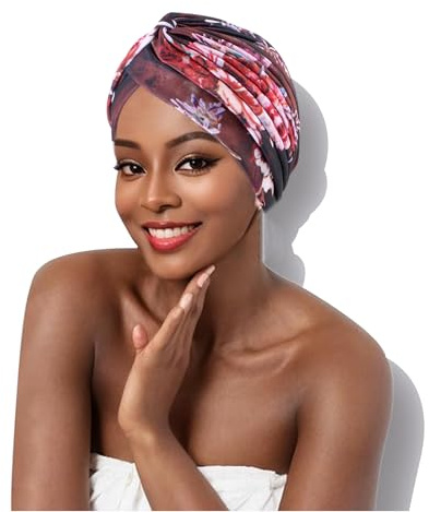 ARYIMYDP 1 piezas Fascia Capelli Donna, Copricapo da Donna per Chemioterapia, Cappello da Chemioterapia, Berretto Pre-Annodato con Pieghe