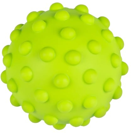 FANCY Pets Pelota para Perros Pequeños y Medianos, Pelota con Sonido 7 cm Color Verde, Pelota Resistente para Juegos y Entrenamiento, Dog Ball