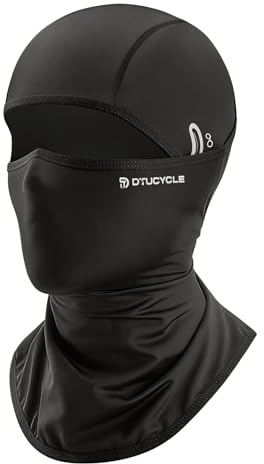 BacJueSin Sturmhaube Motorrad Sommer für Herren und Damen,Atmungsaktiv Balaclava mit Brillenlöchern Dünn Fahrrad Balaclava UV Sturmmaske, für Radfahren, Motorrad, Laufen, Outdoor Sport.