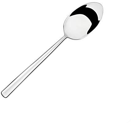 Elia Stemme Teaspoons - Pack of 12-18/10 Stainless Steel Cutlery, Elia Flatware