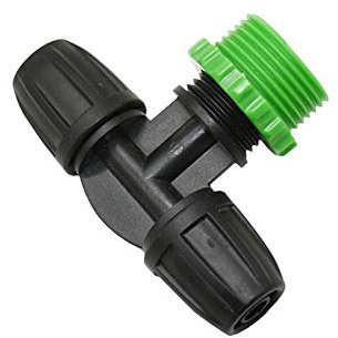 Schnellanschluss Gartenschlauch 3/8 Schlauch 1/2 3/4 Außengewinde Drei-Wege-Verteiler mit Kontermutter 8/11 Bewässerungsschlauch 2-Wege-Anschluss 40 Stück (Color : B)