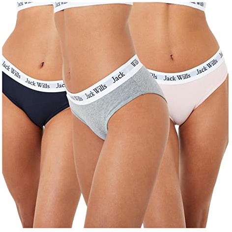 Jack Wills Womens Multipack Boy Pants 3 Pack