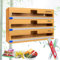 AOOGON 3-in-1 Folienschneider(Inklusive Aluminiumfolie und Frischhaltefolie),Folienspender Mit Cutter, Bambus/Folienabroller,Plastikfolie, Aluminiumfolie und Wachspapierspender für Küchenschubladen