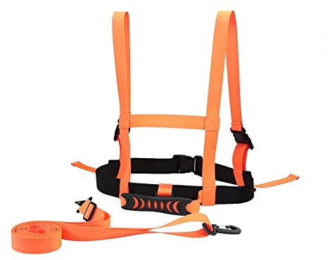 DONGKER Harnais de Ski pour Enfants,Harnais D'entraînement de Patinage de Snowboard,Harnais D'épaule de Ski Réglable avec Laisse Amovible pour Débutants Enfants Garçons Filles