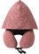 YOUYIKE Coussin de voyage avec capuche et mousse à mémoire de forme - Coussin de nuque d'avion avec 95 % de protection contre la lumière - Coussin de nuque réglable pour les voyages en avion, le