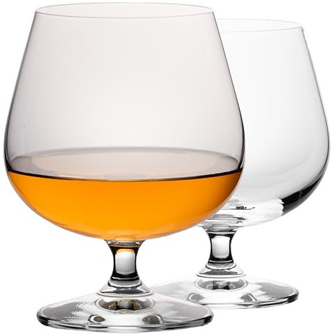 Imperial Lot de 2 verres à cognac en verre cristallin 480 ml Passe au lave-vaisselle