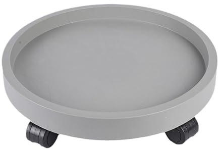 Eventerde Soporte para Plantas con Ruedas - Soporte para Macetas con Ruedas Giratorias - Accesorios De Jardín, Bandejas De Transporte para Jardinería En Balcón Y Ayuda para Personas Mayores