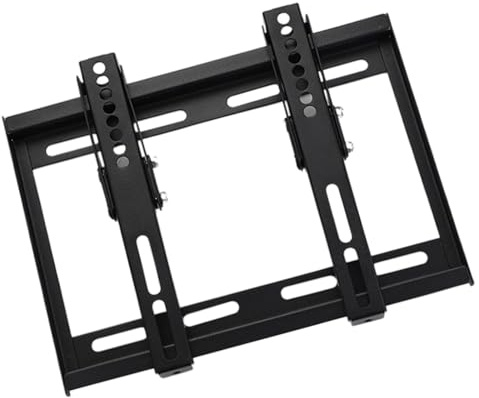 KAHDGSS Supporto da Parete per HDTV La Maggior Parte dei Monitor con Staffa Angolare Centrale Inclinabile E Rotante da 14-43 Pollici Monitor A 45 kg. Supporto Piccole Dimensioni