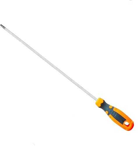 Fongmore Destornillador Torx extra largo de 420 mm T15, longitud del vástago del destornillador magnético, 300 mm, acero S2, herramientas manuales para reparación del hogar (T15)