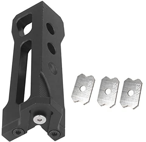 Pssopp Outils de Bordure Grattoir à Bois Léger Raboteuse Manuelle en Alliage d'aluminium pour Une Utilisation Intérieure et Extérieure Lames R1 R2 R3 Coupe-Bordures pour Le Travail du Bois,