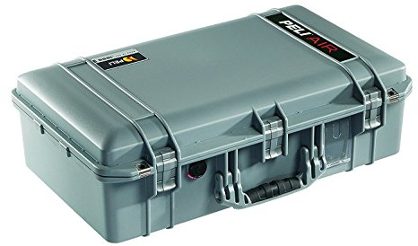 Peli 1555 Air med skum resväska grå