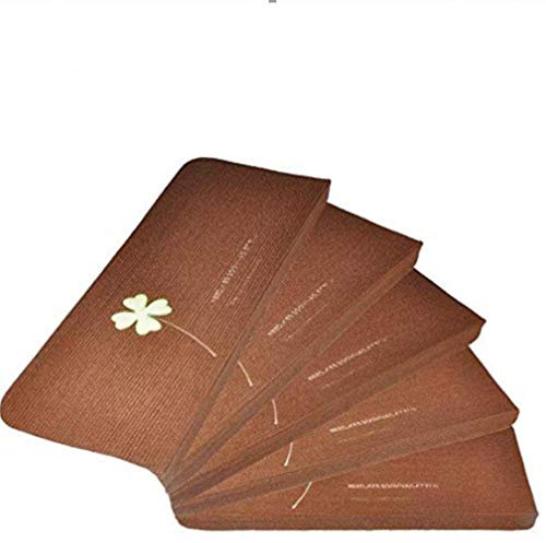 Fdit Confezione da 5 Luminoso tappetini Billigerluxus Glue- Autoadesivo in PVC Antiscivolo Pavimento Staircase tappeti tappetini Protector Pads