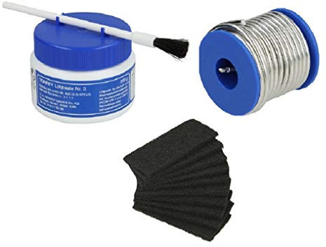 Weichlötset Lötpaste Fittingslötpaste Lötzinn Lötdraht Kupfer Rohr Fittings